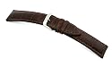 RIOS1931 Uhrenarmband Louisiana Crocodile Calf Mokka Bandanstoss 16 mm