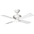 Hunter 20406 The Bayport 42-Inch Four-White/Light Oak-Blades-Ceiling Fan, White