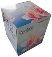 (6 Pack Value Bundle) GEN852D Facial Tissue Cube Box, 2-Ply, White, 85 Sheets/Box