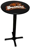 Oregon State Beavers Pub Table with Black Commercial Base