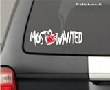 JDM Most Wanted Decal Japanese Rising Sun Funny Car Window Bumper Vinyl Sticker