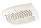 Hunter Ultra Quiet White Bathroom Fan With Light & Night Light 82043