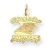 14K Carolina Panthers Small Logo Charm