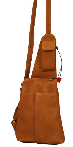 Brehme Schultertasche Vaquetta Coche, naturbraun, 30 x 24 x 7 cm 1649024000 Preisvergleich