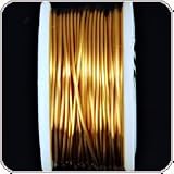 Rhinestone Biz Colored Copper Wire 28 Gauge 40 Yard - Bronze - 1 Each