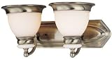 Lite Source Carter 2-lite Antique Brass Wall Lamp Ls-16422ab-fro