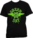 GREEN DAY - Neon Wings - Black T-shirt