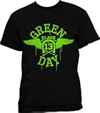 GREEN DAY - Neon Wings - Black T-shirt