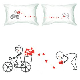 Valentines Day Gifts – BoldLoft "All My Love for You" Couple Pillowcases-Cute Valentines Gifts,Valentines Pillowcases,Valentines Day Romantic Gifts,Unique Valentines Day Gifts