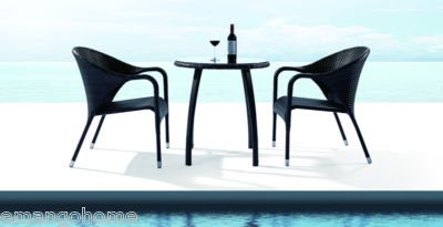 3 Piece Outdoor Wicker Dining Set product image