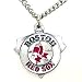Boston Red Sox Chain Necklace & Enameled Pewter Pendant - MLB Baseball Fan Shop Sports Team Merchandise