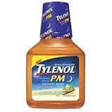 Tylenol PM Extra Strength Pain Reliever/Sleep Aid Vanilla Liquid, 8 Oz