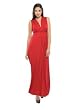 The Olian Shirred Rayon Knit Long Dress.