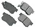 Brake Pads | OEM Brake Pads | Brand Brake Pads | Akebono Brake Pads | NAPA Brake Pads | Discount Brake Pads | Premium Brake Pads | Quality Brake Pads | Acura Brake Pads | Rear Brake Pads | Ceramic Brake Pads | Ceramic Disc Brake Pads | Pro Brake Pads - Akebono ACT537 Rear Ceramic Pads