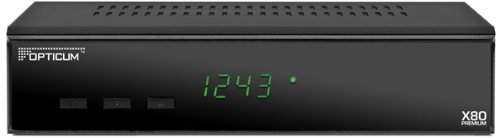 Opticum X80 Premium digitaler Satellitenreceiver (DVB-S, Scart, RS232, Audio L/R)