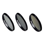 Fisheye Lens, Vivitar 82mm Filter Kit UV/Circular Polarizer/Intensifier-Warming, 3-Piece