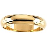 Beautiful! High Polish 14k Yellow-gold Unisex 5mm Wedding-bands