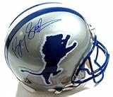 Barry Sanders Autographed Detroit Lions Full Size Replica Football Helmet with Sanders Hologram
