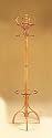 Coaster FN-4058 Wooden Oak Finish Coat Rack with Umbrella Stand