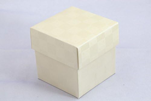 Decorative Boxes For Gifts 4" Cube Wedding Favor Gift Box W Lid Pastel Color Bridal Baby Shower Party Boxes Decorative Boxes Love (100, Lvory)