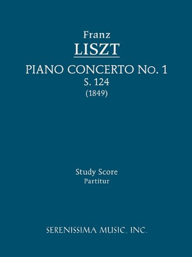 Piano Concerto No. 1, S. 124 - Study score
