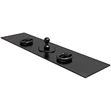 CURT 65500 Flat Hitch Plate 13 In X 48 In W/2 1/2 In Welded D-Rings
