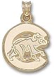 Chicago Cubs "C" Pol W/ Bear 5/8" Charm/Pendant -14K/10K, Stainless Steel or Gold Plated
