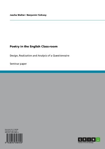 Poetry in the English Class-room: Design, Realization and Analysis of a Questionnaire