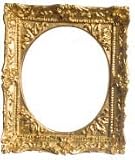 Dollhouse Miniature Gold Ornate Frame