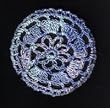 Ocean Multi Floral Crocheted Hair Bun Cover- MEDIUM