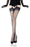 Cervin - Bas Nylon pour porte-jarretelles - Capri 15 den - noir - Taille 5
