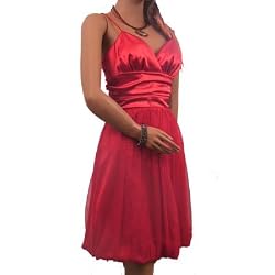 New Sexy Dress Cocktail Evening Satin Sparkle Cocktail Gown Prom Holiday Bridesmaid Junior Size