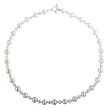 Sterling Silver White Fresh Water Pearl Necklace