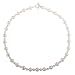EXP Sterling Silver White Fresh Water Pearl Necklace