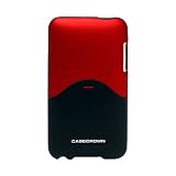 CaseCrown iTouch 3G 2G Polycarbonate Shell Slim Fit Case (Black/Red)