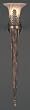 Fine Art Lamps Stile Bellagio 160550 Mica 1-LT 60w (31H x 7W) Torchiere Light in Tortoised Leather