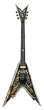 Dean Razorback V Guitar 25.5 Scale Blades Graphic with Case