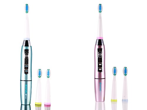 Sonicety Electric Toothbrush HI-910 (Value Pack Includes 3 Brushheads)