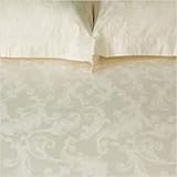 Roma Duvet Cover Set in Ivory Size: Queen