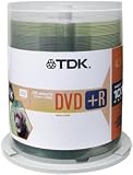 TDK DVD+R 4.7GB Spindle 100 PK