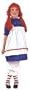 CHILD Large 10-12 - Rag Doll / Raggedy Anne Costume (Wig not included)