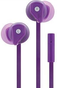 kathy ireland CONNECT Tangle-Resistant In-Ear Earphones with Microphone
