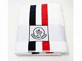 【<strong>MONCLER</strong> モンクレール】 ビーチタオル オフホワイト×レッド 0080300 03933 090並行輸入品