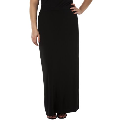 Women's Plus-Size MossimoÂ® Black Shirred Maxi Skirt 2