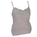 Tayberry Grey Cotton Veronica Camisole Top