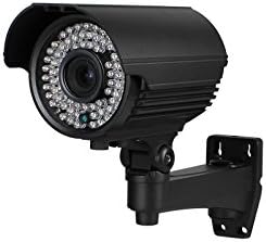 1000TVL 2.8-12mm Varifocal Bullet 72IR Security Camera Wall Mount BNC NTSC Grey