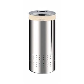Brabantia 30 Litre Laundry Bin Brilliant Steel: Amazon.co.uk: Kitchen & Home