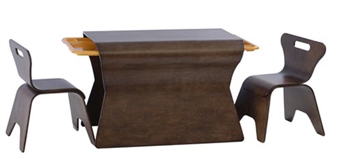 Otto Table & Chairs Set - Cappuccino