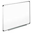 Magnetic Dry Erase Board, Melamine, 72 x 48, White, Aluminum/Plastic Frame