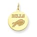 14K Buffalo Bills Medium Circular Team Logo w/Name Charm